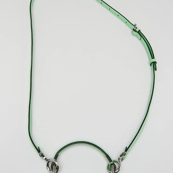 Fendi Green Lambskin Leather Petite Peekaboo Iseeu Satchel Bag 8BN335 - Picture 7 of 12